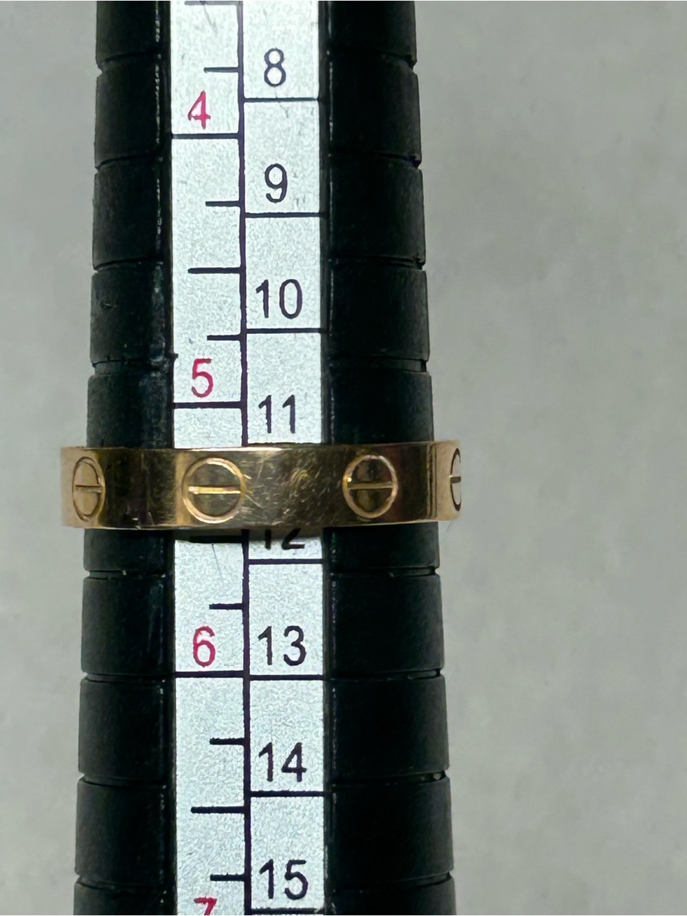 Designer Cartier Love Ring 18k Rose Gold Band Ring 3.5mm Size 50/5.25